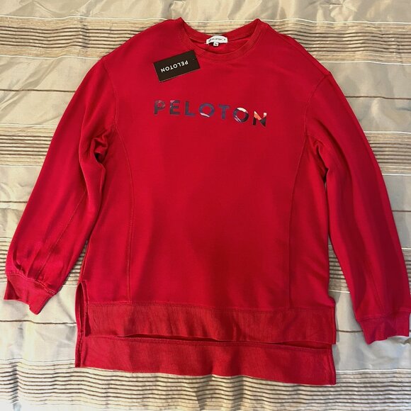 NWT Peloton Modern Side Slit Sweatshirt -Small - Picture 1 of 9